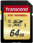 Transcend Karta Transcend SDXC 64 GB Class 10 UHS-I/U3 (TS64GSDU3)