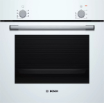 Bosch Oven | HBF010BV1S | 66 L | Electric | Manual | Control knob | Height 59.5 cm | Width 59.4 cm | White