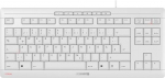 Cherry DE layout - CHERRY STREAM KEYBOARD TKL, keyboard (white/grey, SX scissor technology)