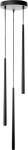 Orno Lampa wisząca Orno TABUNG 3P, lampa wisząca, G9 max.6W, czarna