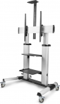 Startech 1110C-MOBILE-TV-CART uchwyt do telewizor&oacute;w 2,54 m (100'') Czarny, Srebrny