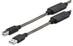 Vivolink Kabel USB VivoLink USB-A - micro-B 20 m Czarny (PROUSBAB20)