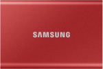 Samsung Dysk zewnętrzny SSD Samsung T7 500GB Czerwony (MU-PC500R/WW)