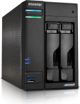 Asustor LOCKERSTOR 2 Gen2 (AS6702T) NAS Desktop Intel&reg; Celeron&reg; N5105 4 GB DDR4 0 TB ADM Black