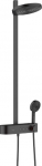 Hansgrohe Du&scaron;o sistema Hansgrohe Pulsify 260 2 Jet 24240670, juoda matinė
