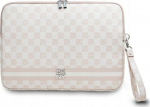 Dkny Etui DKNY Sleeve DKCS14PVSHLP 14'' r&oacute;żowy/pink Checkered Pattern Printed Stripes