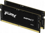 Kingston Fury Pamięć do laptopa Kingston Fury Impact, SODIMM, DDR5, 32 GB, 6400 MHz, CL38 (KF564S38IBK2-32)