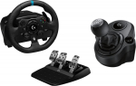 Logitech Kierownica Logitech G923 Xbox Series X|S/Xbox One/PC (941-000158) + Shifter G29, G920 Driving Force (941-000130)