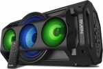 Sven Głośnik Sven PS-680 czarny, power output 2x32.5W (RMS), TWS, Bluetooth, FM, USB, Micro SD, LED-display, RC, lithium battery, SV-020187