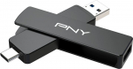 PNY Pendrive PNY PNY DUO LINK V3 pamięć USB 2 TB USB Type-A / USB Type-C 3.2 Gen 2 (3.1 Gen 2) Czarny