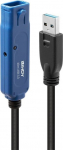 Lindy Kabel USB Lindy USB-A - USB-A 20 m Czarny (43361)
