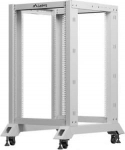 Lanberg Open rack stand 19 inches 18U 600x800 grey