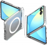 Spigen Ultra Hybrid Pro Mag Magsafe Galaxy Z Flip 7 clear/white