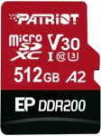 Patriot Karta Patriot EP DDR200 MicroSDXC 512 GB Class 10 UHS-I/U3 A2 V30 (PEF512GEP33MCX)