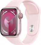 Apple Smartwatch Apple Watch 9 GPS + Cellular 41mm Pink Alu Sport S/M R&oacute;żowy (MRHY3QP/A)