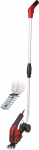 Einhell Cordless Grass Shears/Shrub Shears GC-CG 3.6/70 Li (black/red, Li-ion battery 2.0Ah, telescopic extension)