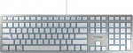 Cherry Klawiatura Cherry CHERRY KC 6000 SLIM FOR MAC klawiatura USB QWERTY Skandynawia Srebrny