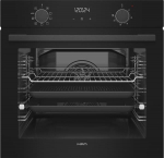 MPM -63-BO-30 built-in electric oven Black