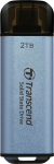 Transcend Dysk zewnętrzny SSD Transcend ESD300C 2TB Niebieski (TS2TESD300C)