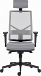 Powerton Krzesło biurowe Powerton Ergonomiczny fotel biurowy Marie, Szary