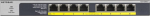 Netgear GS108LP Mittejuhitav Gigabit Ethernet (10/100/1000) Power over Ethernet tugi 1U Must, Hall