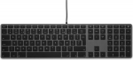 LMP USB numeric Windows Keyboard KB-3421, 110 keys, 2x USB, aluminum, Windows OS, space gray - French