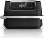 Ninja AF550EU fryer Double 6.6 L Stand-alone 2470 W Hot air fryer Black, Silver