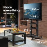 Onkron TV SET ACC MOBILE STAND/40-80''/BLACK TS2771-B ONKRON TS2771-B (4603728440132)
