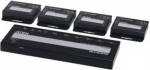 Aten System przekazu sygnału AV Aten ATEN VS1824KIT 4-portowy rozgałęźnik 4K HDMI Cat6 z 4 odbiornikami