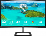 Philips E Line 328E1CA/00 PC lamekuvar 80 cm (31.5") 3840 x 2160 pikslit 4K Ultra HD LCD Must