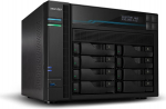 Asustor Lockerstor 10 AS6510T NAS Tower Intel Atom&reg; C3538 8 GB DDR4 0 TB ADM Black