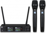 Dna Professional XMIC 2 - Podw&oacute;jny zestaw bezprzewodowy 2x mikrofon doręczny + odbiornik, pasmo  UHF 518-542 MHz