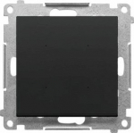 Kontakt-Simon Sterownik przyciskowy Kontakt-Simon 55 TEW1W.01/149 SWITCH oświetleniowy pojedynczy, sterowany smartfonem moduł czarny mat