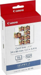 Canon Etykiety Canon Selphy CP XXX, biała, 18, szt. szt., KC18IL, do drukarek termosublimacyjnych, 22x17,3mm, w opakowaniu tusz - 7740A001AG
