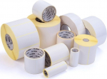 Zebra 3003725, White, Self-adhesive printer label, Paper, Thermal transfer, Permanent, Universal