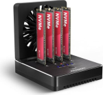 Axagon ADSA-M2C44 USB-C 4xNVMe M.2 40Gbps cooler