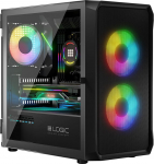 Logic PORTOS ARGB MINI USB 3.0 Case Black