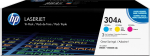 HP Toner HP 304A Zestaw CMY Oryginał  (CF372AM)