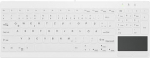 Cherry Klawiatura Cherry AK-C7412F MEDIC CORDED KB NOR WRLS TOUCHPAD NUMPAD IP68 WHITE