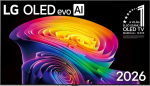 LG OLED evo AI OLED77C61LA 195,6 cm (77") 4K Ultra HD Nutiteleri funktsioon WiFi Must