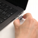 Adam Elements Pendrive Adam Elements Pendrive iKlips S Nano Touch - pendrive USB-C with fingerprint reader 256GB SSD szary