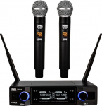 Dna Professional DVS2 - Mikrofon bezprzewodowy, 2x nadajnik doręczny  + baza, pasmo UHF 560-590 MHz