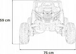 1Punkt Pojazd Buggy ATV Defend 4x4 Niebieski