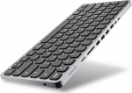 Axagon Klawiatura Axagon AXAGON HMC-KB USB-C Tastatur, microSD/SD, 3x USB-A 3.0, HDMI 4K/60Hz, PD 100W, Audio - DE Layout
