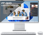 Lenovo IdeaCentre AIO 3 27 - Core i7-13620H | 27''-QHD-99% sRGB | 32GB | 1TB | Indukcja | Win11Home | Cloud Grey