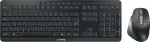 Cherry Klawiatura + mysz Cherry CHERRY Stream desktop ultimate klawiatura Dołączona myszka Dom/Biuro USB + RF Wireless + Bluetooth AZERTY francuski Czarny