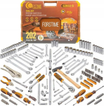 Forcekraft Zestaw narzędzi 1/4'', 3/8'' i 1/2'' 202el. (6-kątnych) (6-32mm)