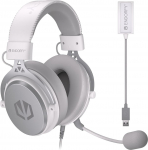 Endorfy VIRO Plus USB, gaming headset (white, USB-A, 3.5 mm jack)