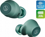 Audio-Technica Słuchawki Audio-Technica Audio-Technica ATH-CKS30TW+, headphones (green, Bluetooth, USB-C, IPX55)