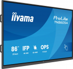 Iiyama TN8605A-B1AG infoekraan Interaktiivne lamekuvar 2,17 m (85.6") 500 cd/m&sup2; 4K Ultra HD Must Puutetundlik ekraan